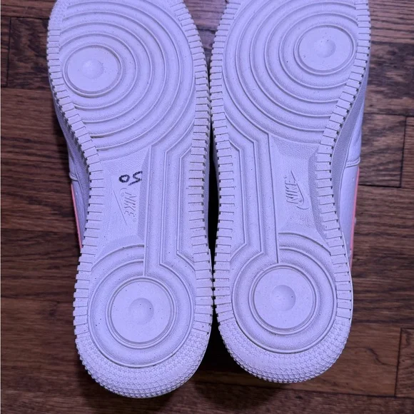 Nike Air Force 1 '07 Next Nature in white and pink size 12 - Picture 5 of 6